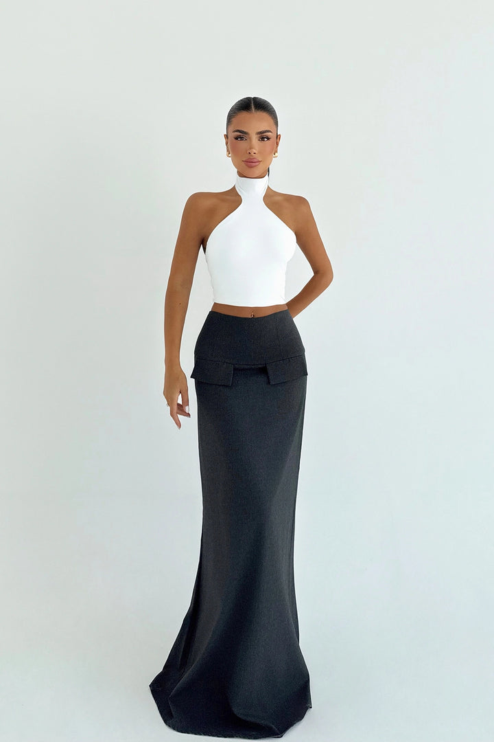 EYY Women Gray Benson Long Skirt - Thousand Oaks