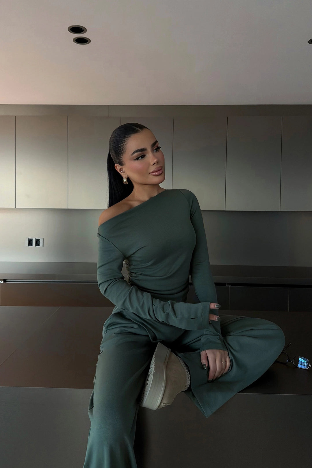 EYY Women Green Borelli Suit - Lacey