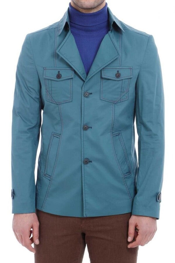 WSS Green Cotton Trench Coat  - Bălţi