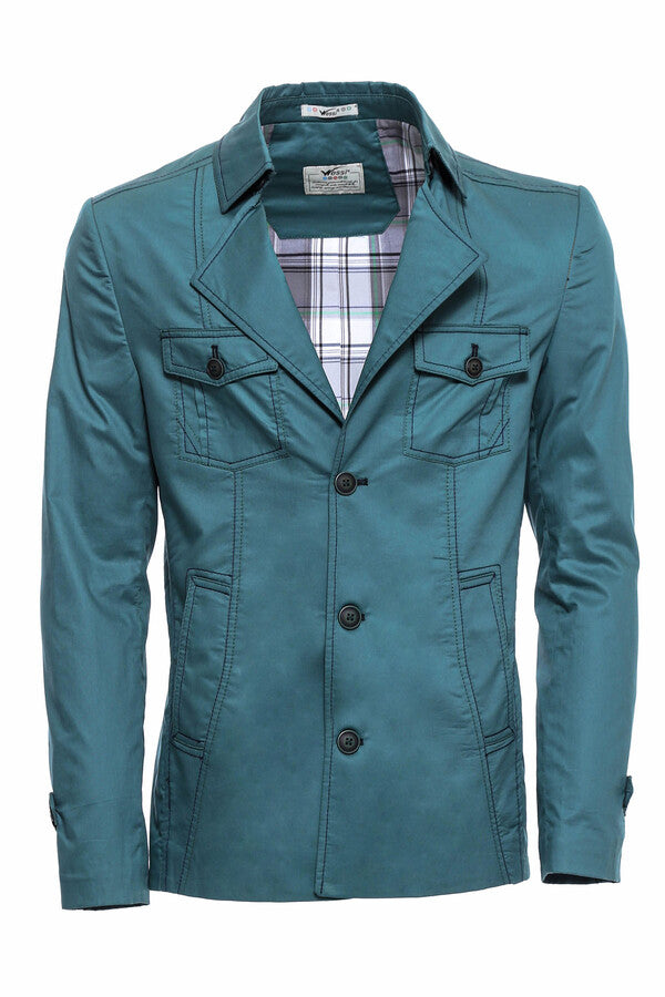 WSS Green Cotton Trench Coat  - Bălţi