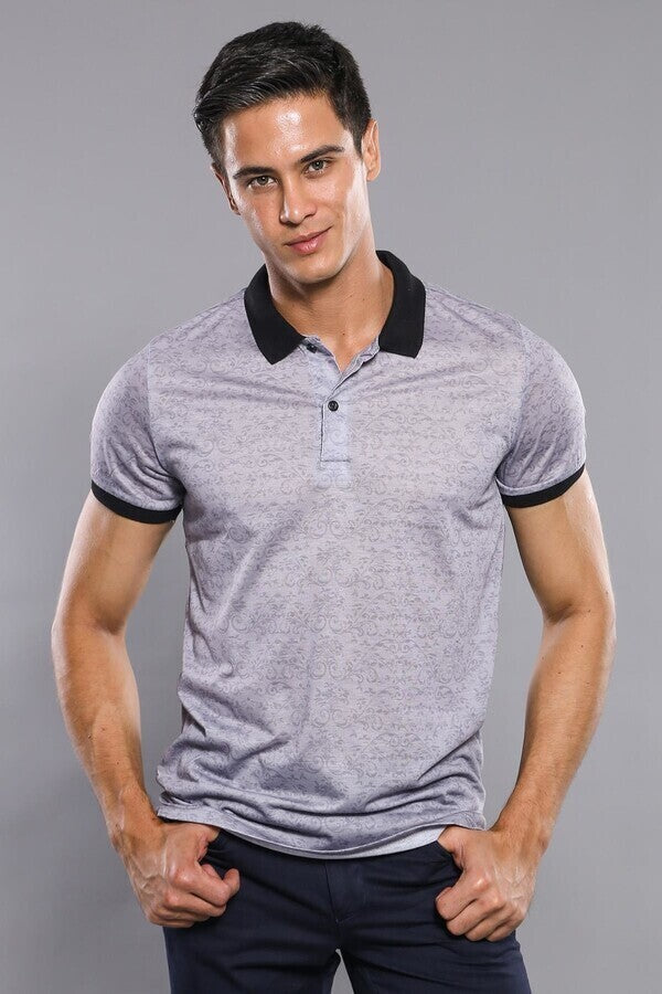 WSS Grey Men's Floral T-Shirt  - Cleveland