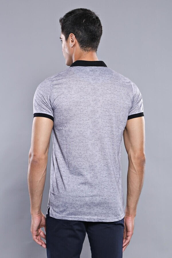 WSS Grey Men's Floral T-Shirt  - Cleveland