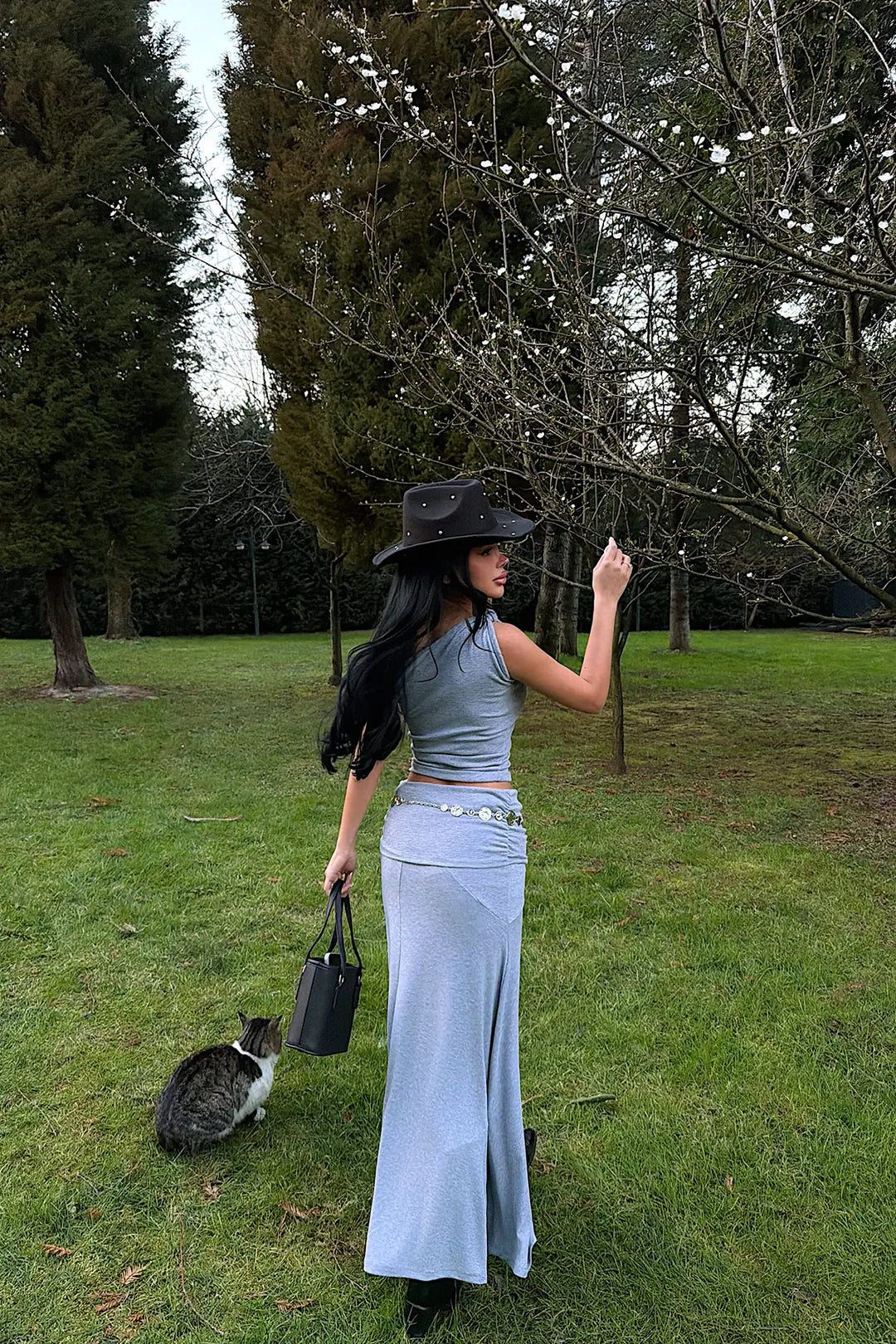 EYY Women Grey Skirt Set - Ciudad Lázaro Cárdenas