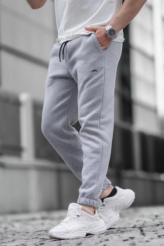 MDX Gray Basic Elastic Sweatpants 6524 - Šiauliai