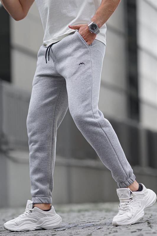 MDX Gray Basic Elastic Sweatpants 6524 - Šiauliai