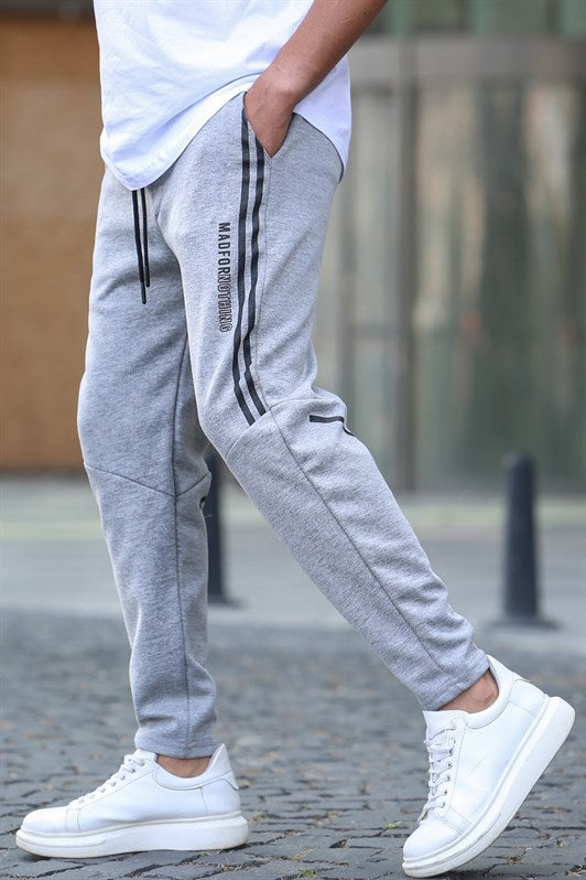 MDX Gray Printed Jogger Sweatpants 5476 - Pervomaisk