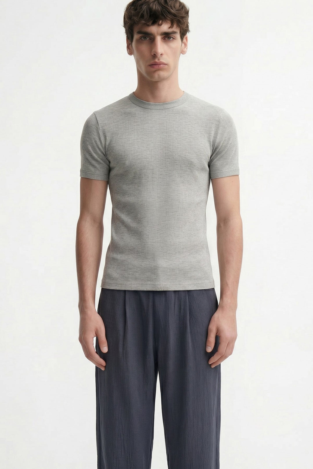 ANT Antioch Gri Dokulu Erkek T-Shirt - Dronten