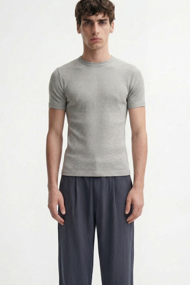 ANT Antioch Gri Dokulu Erkek T-Shirt - Dronten