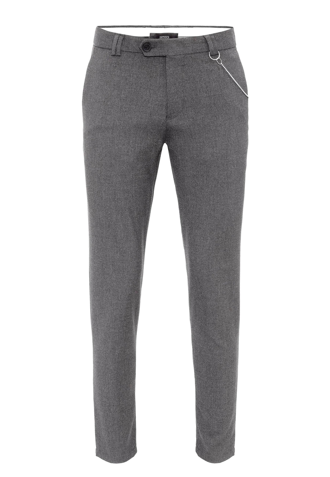 ANT Antioch Gray Men's Slim Fit Fabric Pants - Moreno Valley