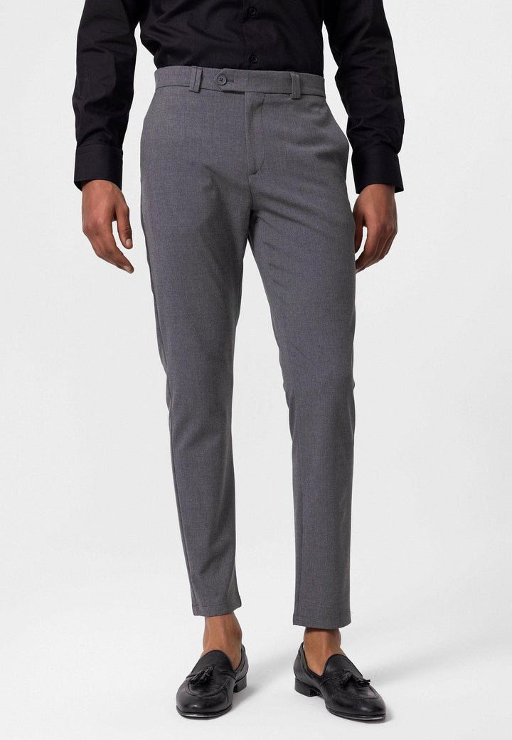 ANT Antioch Gray Men's Slim Fit Fabric Pants - Moreno Valley