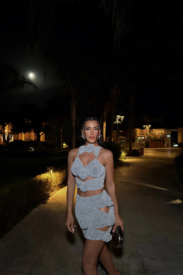 EYY Women Gray Skirt Suit - Fall River