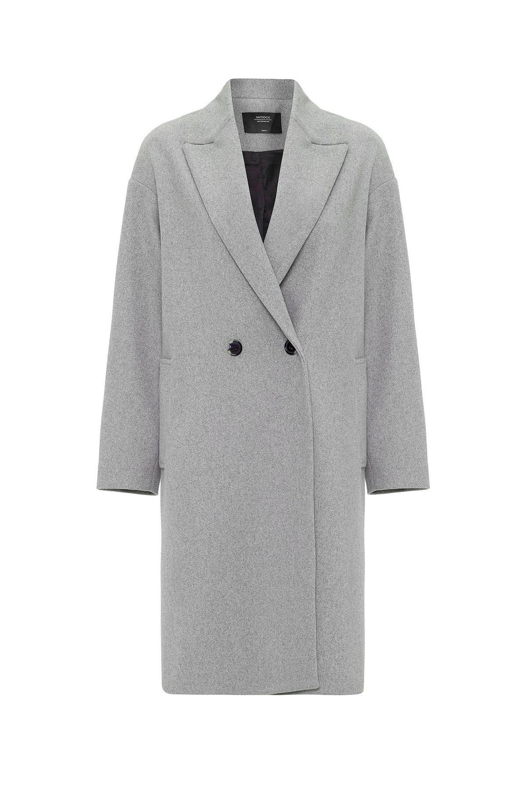 ANT Antioch Gray Women's Wrap Closure Oversized Coat - Sahuarita