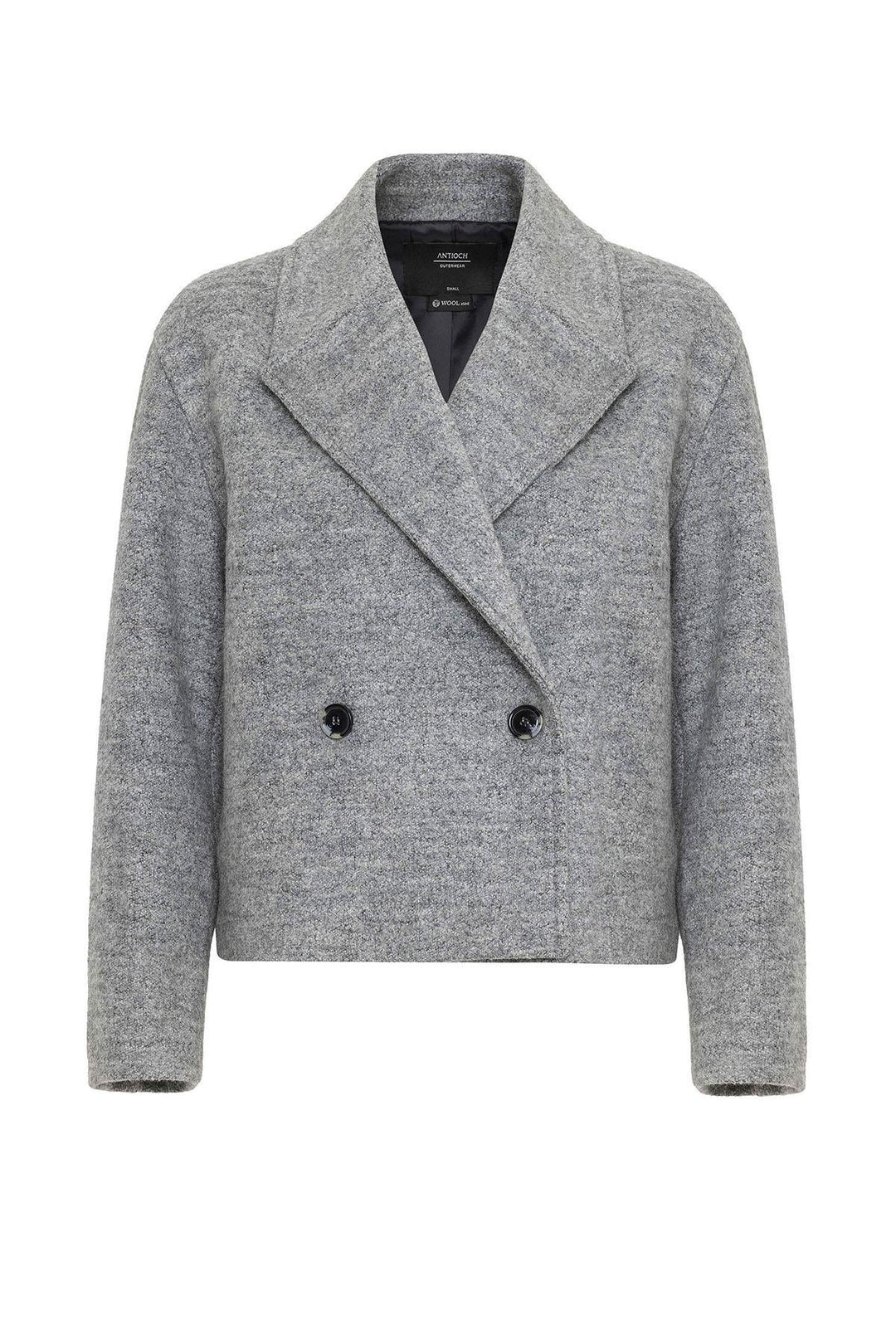 ANT Antioch Gray Women's Wool Blend Wrap Coat - Paramount