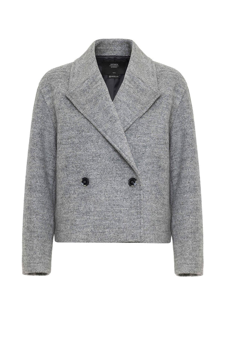 ANT Antioch Gray Women's Wool Blend Wrap Coat - Paramount