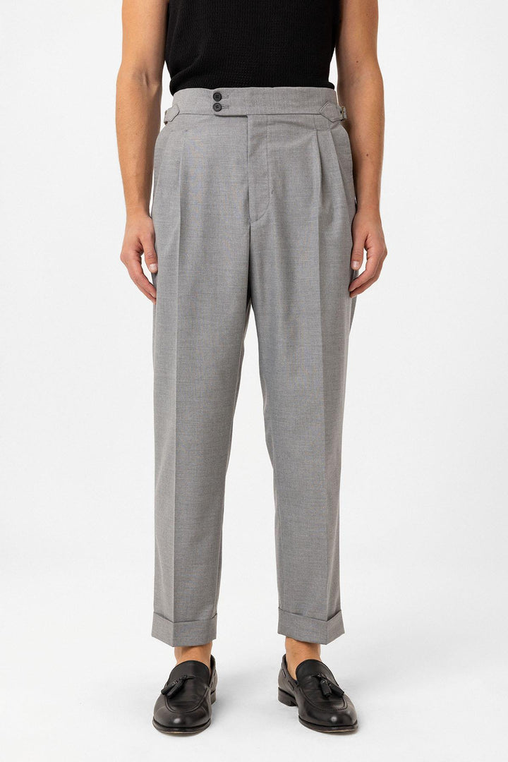 ANT Antioch Gray Double Breasted Closure Italian Cut Men's Suit - Matías Romero