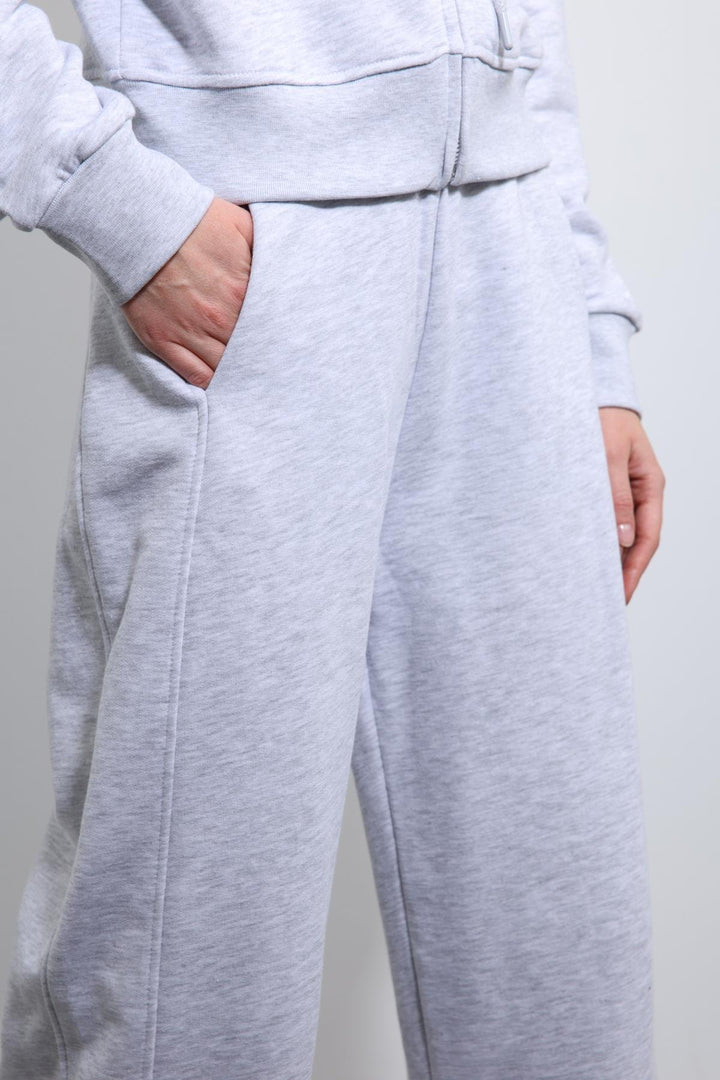 ANT Antioch Gray Melange Hooded Tracksuit - Kaunas