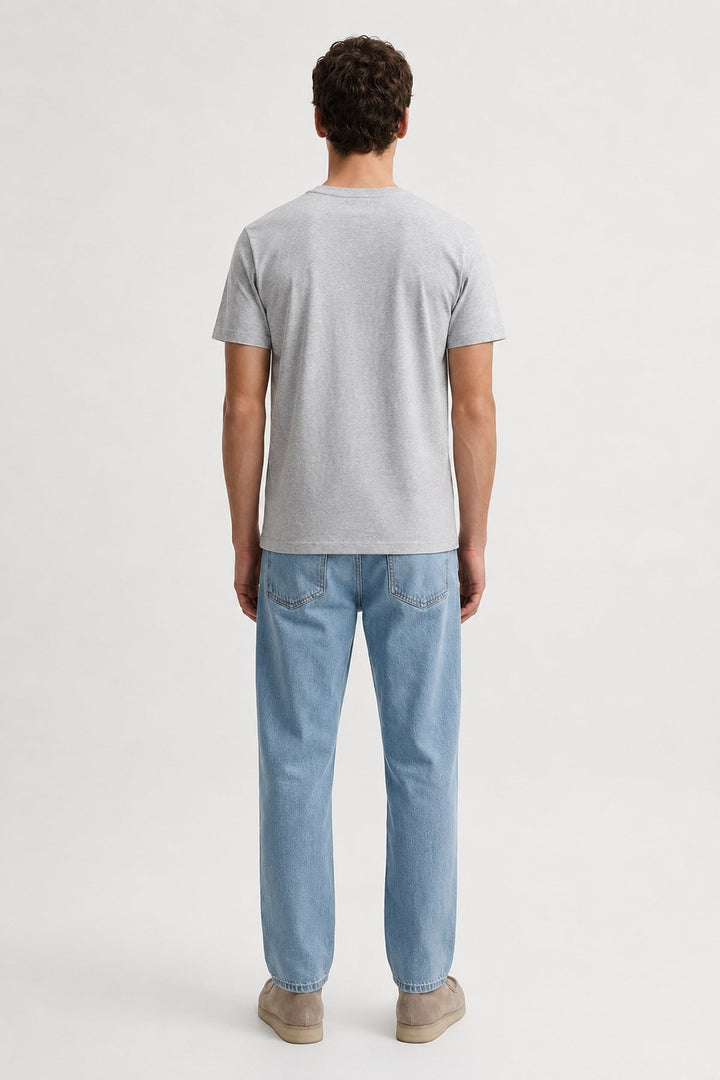 ANT Antioch Gri Pamuklu Erkek T-Shirt - Craiova