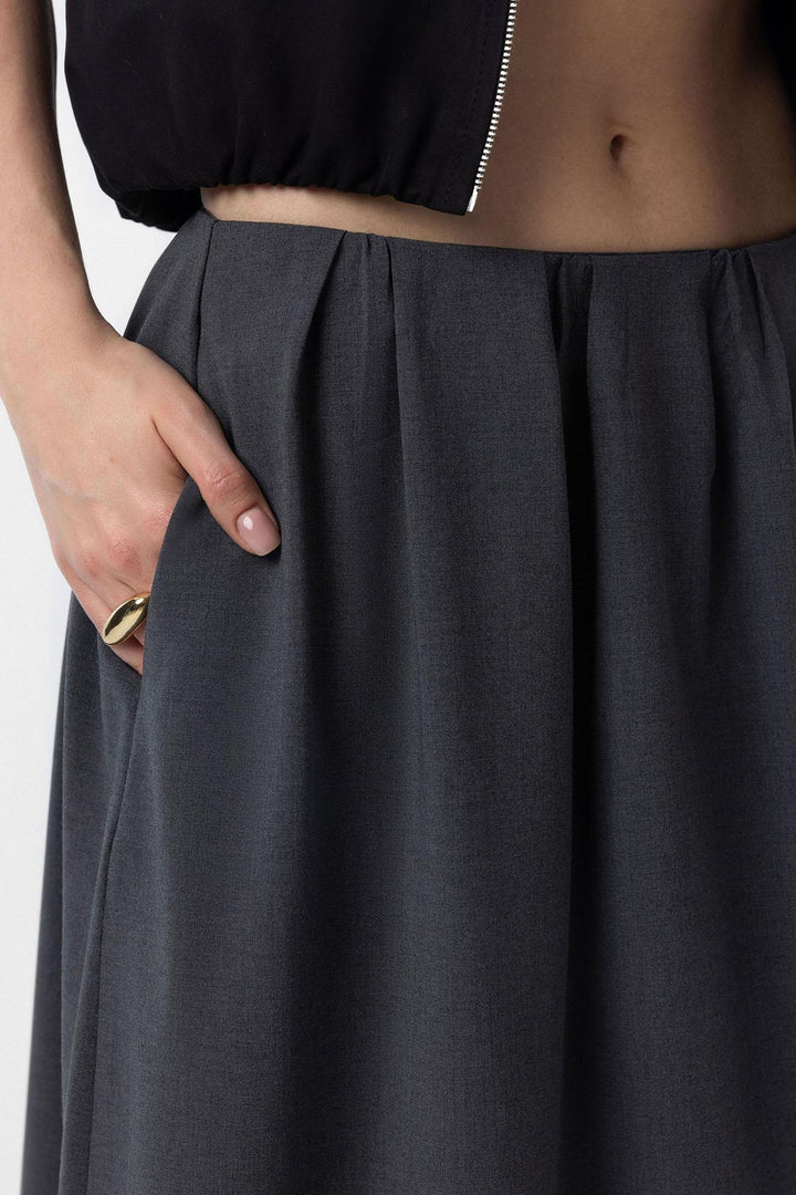 ANT Antioch Greek Pillar Woman Midi Skirt - Floreşti