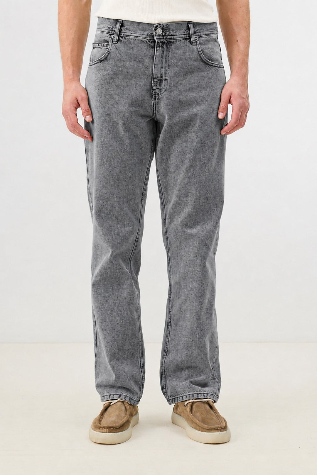 ANT Antioch Gri Regular Fit Erkek Jean - Parkersburg
