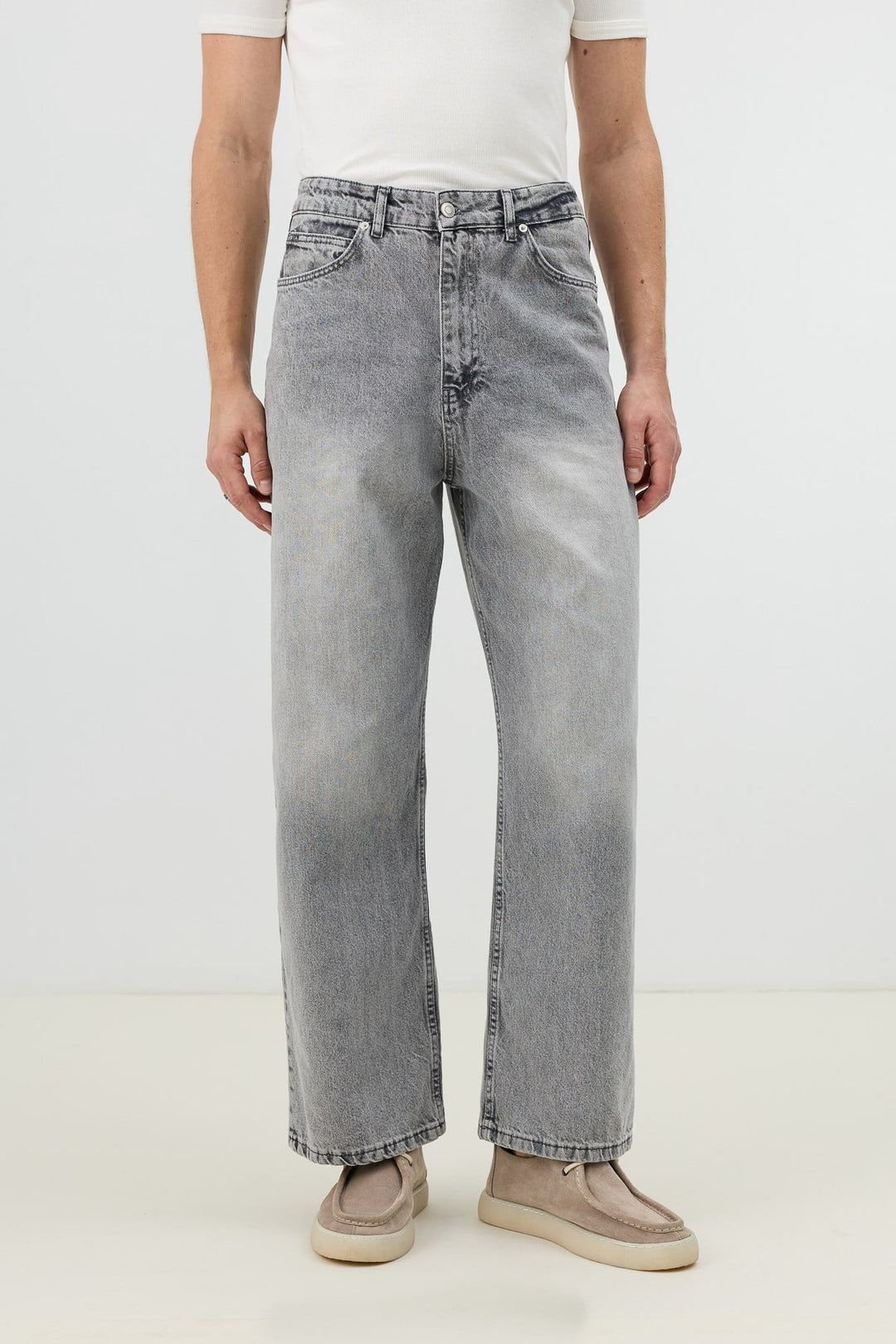 ANT Antioch Gri Relax Fit Erkek Jean - West Bridgford