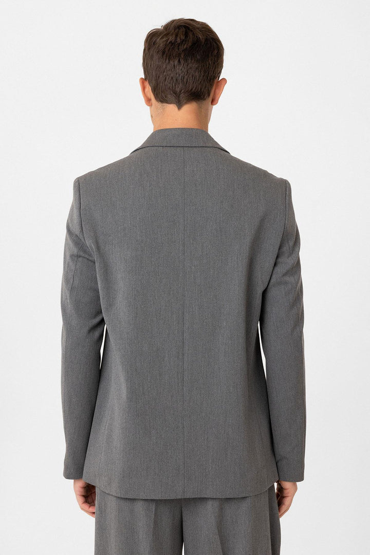 ANT Antioch Gray Relax Fit Men's Blazer Jacket - Lodi