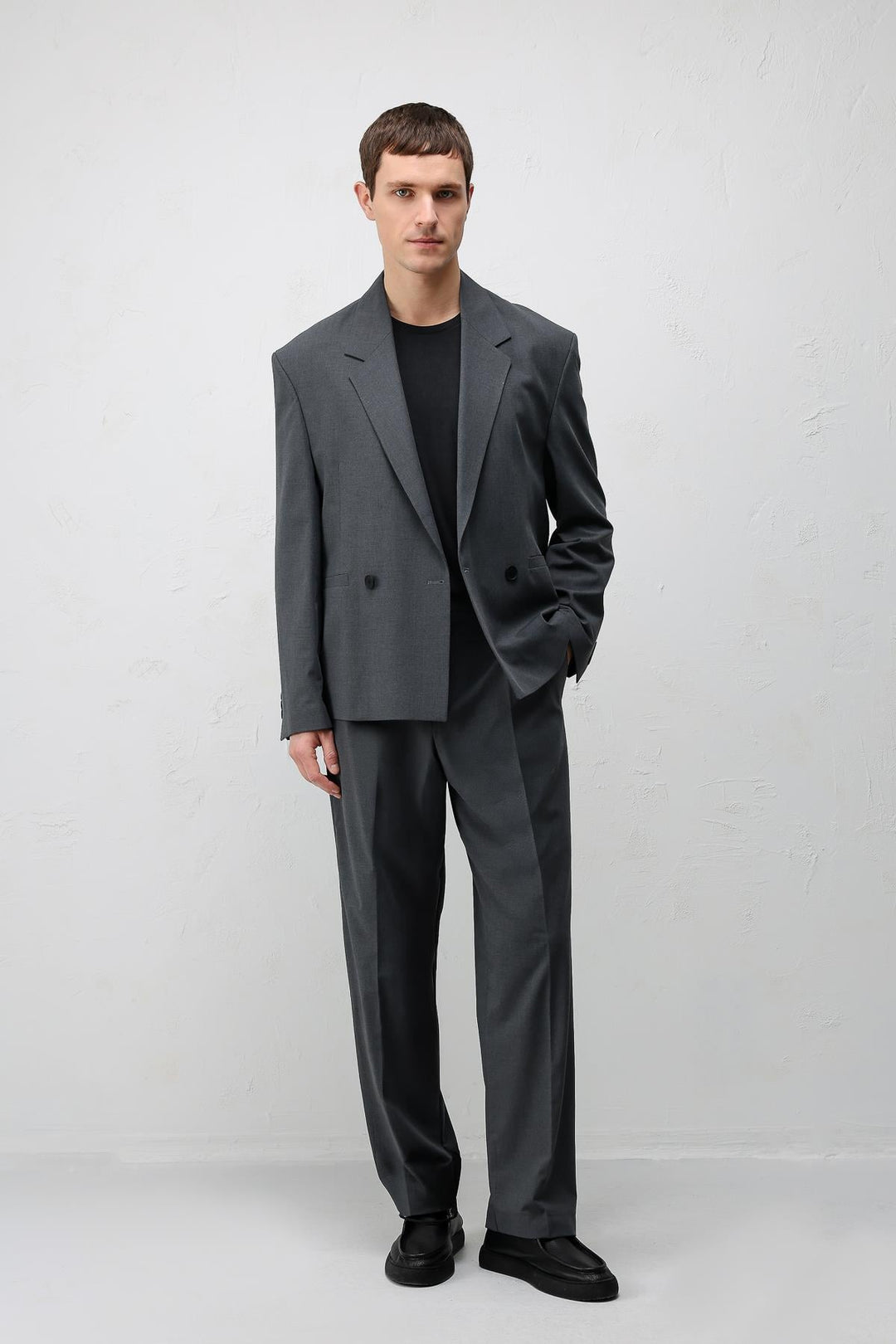 ANT Antioch Gri Relaxed Fit Erkek Blazer Ceket - Lauderhill