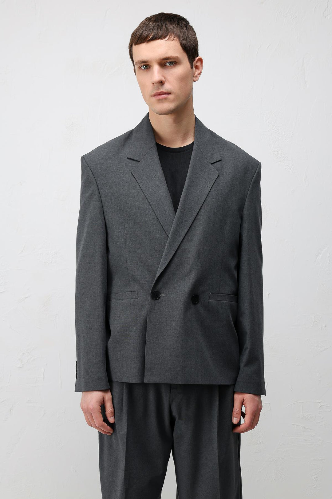 ANT Antioch Gri Relaxed Fit Erkek Blazer Ceket - Lauderhill