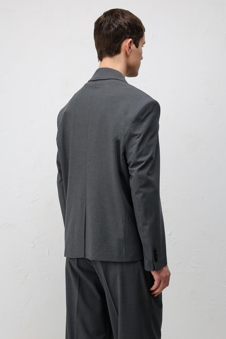 ANT Antioch Gri Relaxed Fit Erkek Blazer Ceket - Lauderhill