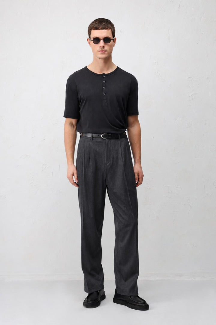 ANT Antioch Gri Relaxed Fit Erkek Pantolon - Fair Lawn
