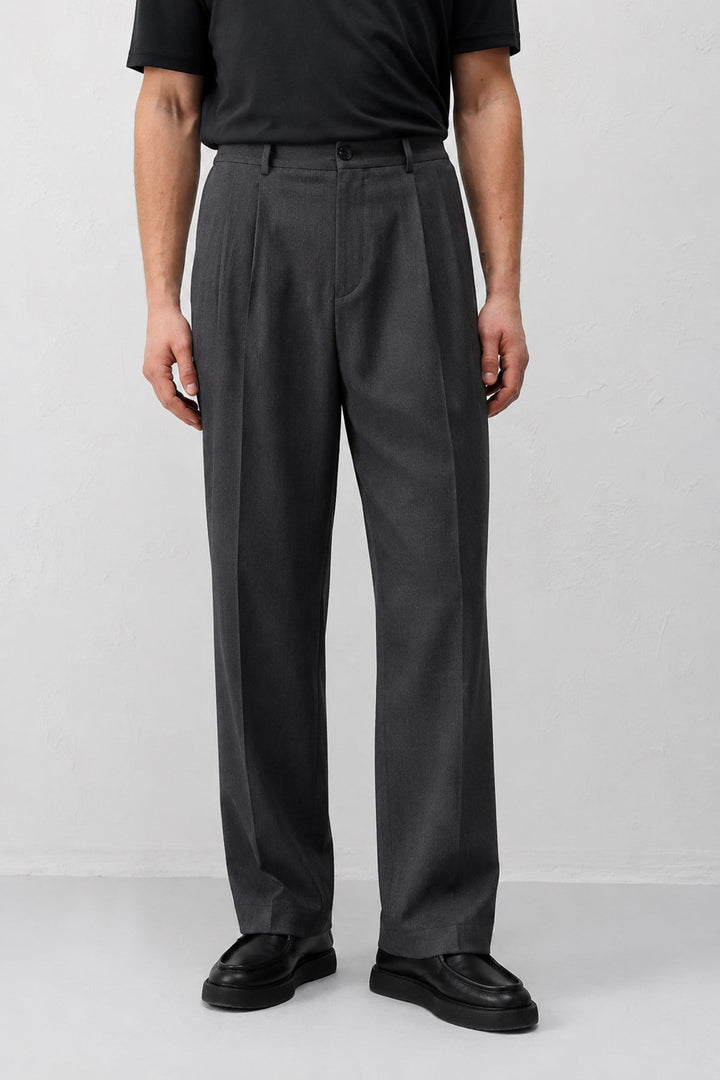 ANT Antioch Gri Relaxed Fit Erkek Pantolon - Fair Lawn