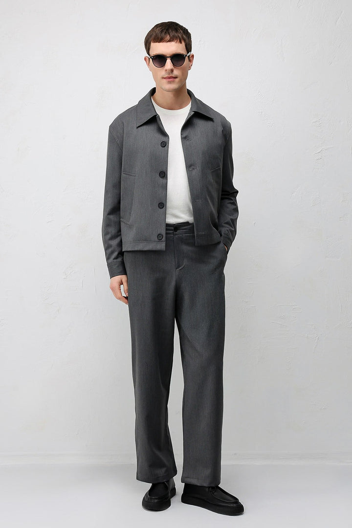 ANT Antioch Gri Relaxed Fit Erkek Pantolon - Georgetown