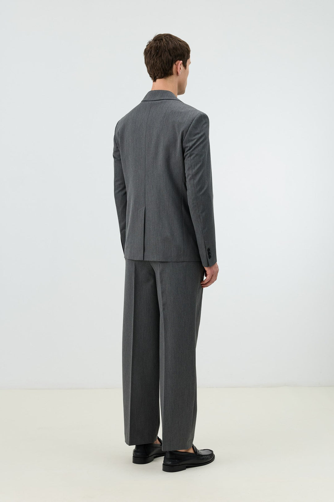ANT Antioch Gri Relaxed Kruvaze Erkek Blazer Ceket - Kendall