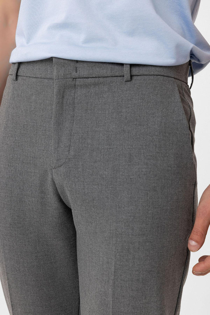 ANT Antioch Gray Slim Fit Comfort Men's Pants - Old Bridge