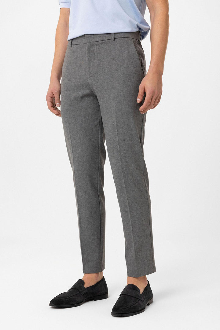ANT Antioch Gray Slim Fit Comfort Men's Pants - Old Bridge