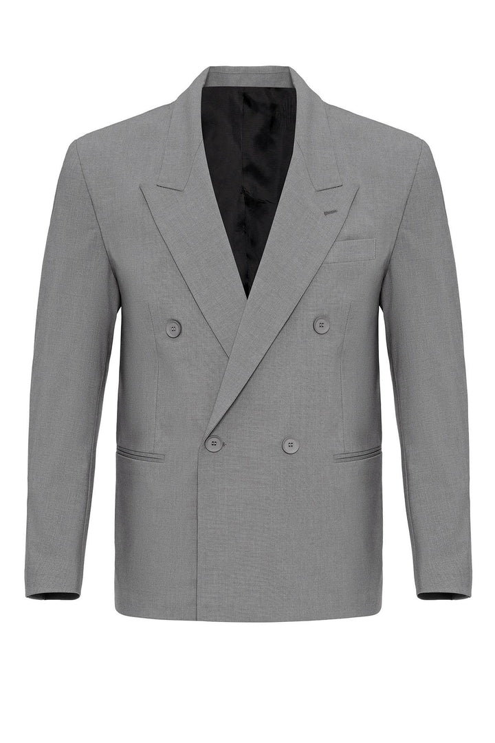 ANT Single Button Double-breasted Men's Blazer Jacket - Mettmann