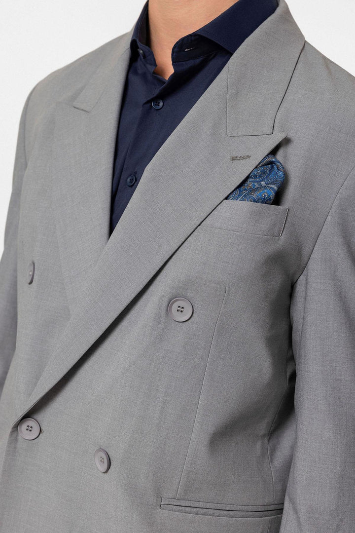 ANT Single Button Double-breasted Men's Blazer Jacket - Mettmann