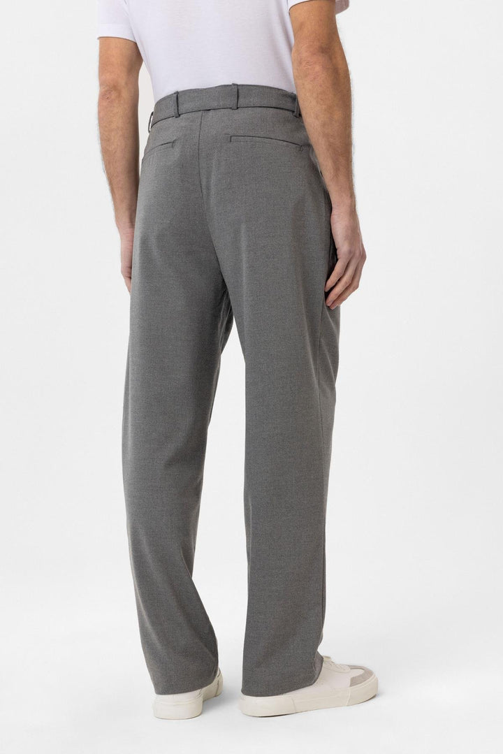 ANT Antioch Gray High Waist Belted Men's Pants - Alfortville