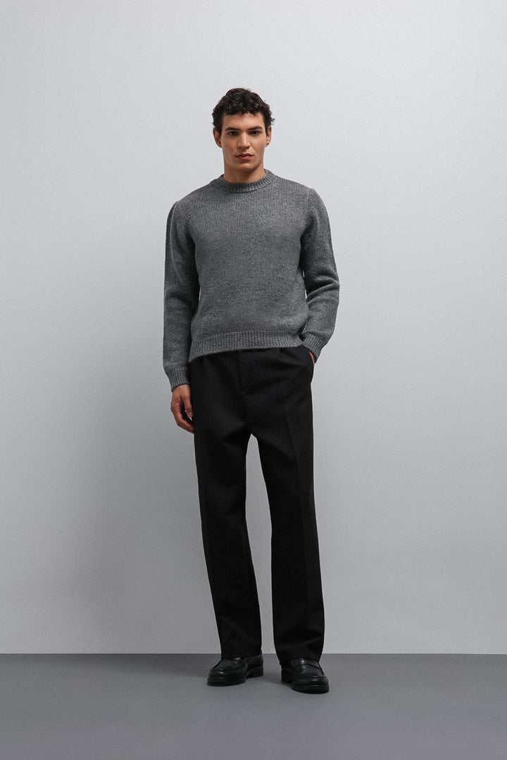 ANT Antioch Gray Soft Textured Men's Sweater - Hamilton