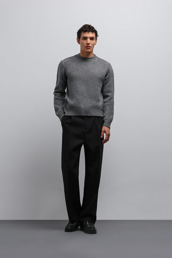 ANT Antioch Gray Soft Textured Men's Sweater - Hamilton