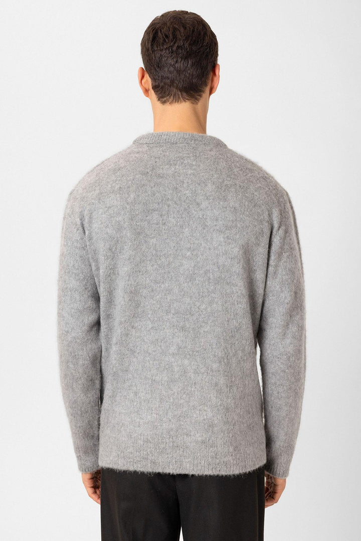 ANT Antioch Gray Soft Textured Men's Sweater - New Orleans