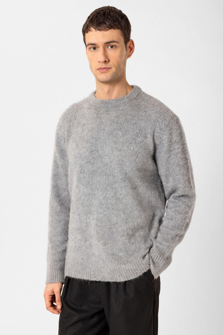 ANT Antioch Gray Soft Textured Men's Sweater - New Orleans