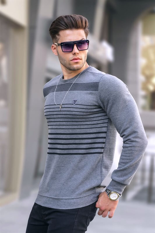 MDX Grimelanj Striped Turtleneck Sweater 5961 - Milford city