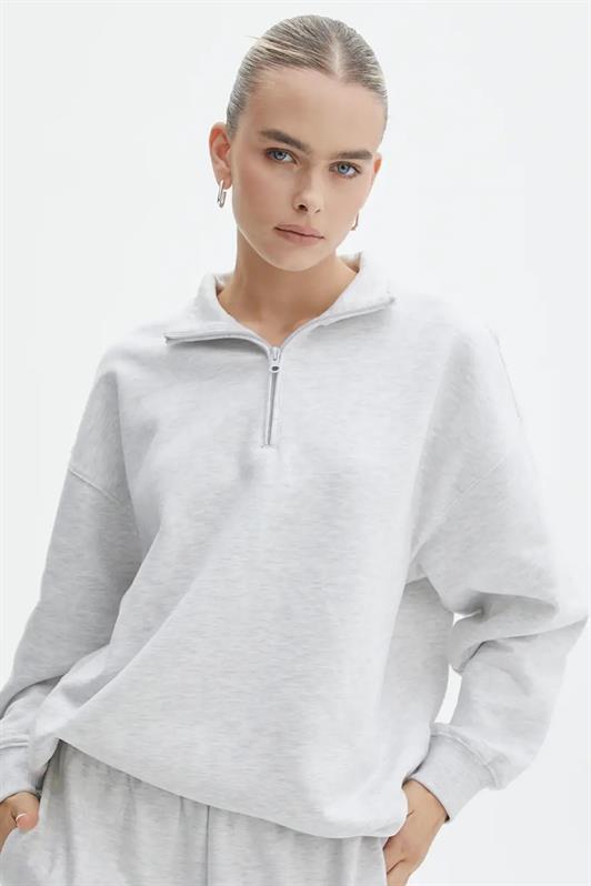MDX Grimeland Zip Detail Oversized Sweatshirt MG1933 - Dos Hermanas