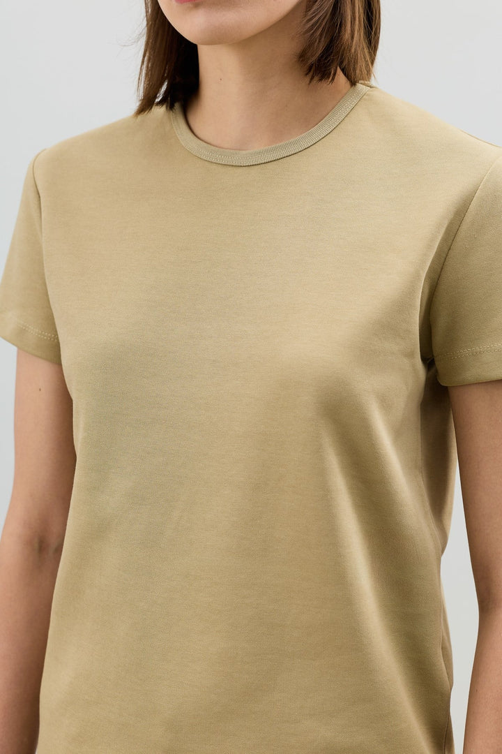ANT Antioch Haki Basic Kadın T-Shirt - Elk Grove