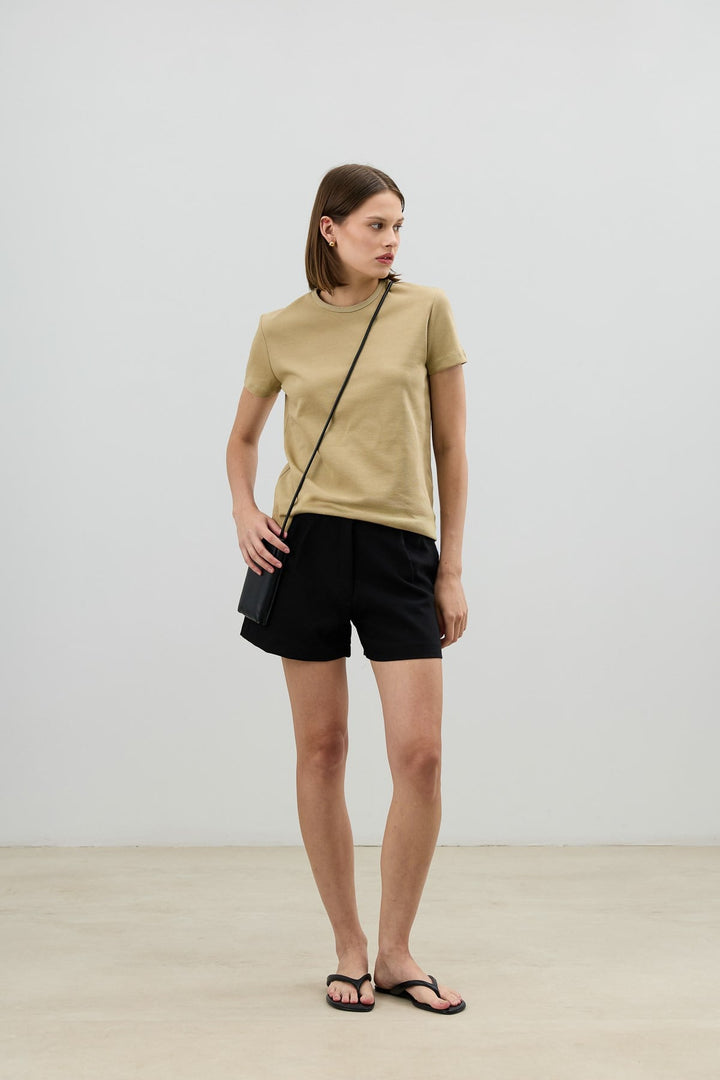 ANT Antioch Haki Basic Kadın T-Shirt - Elk Grove