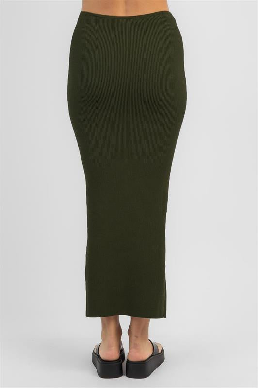MDX Haki Basic Long Knit Skirt MG1813 - Erftstadt
