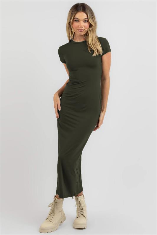 MDX Haki Basic Half Fisherman Long Dress MG1856 - Créteil