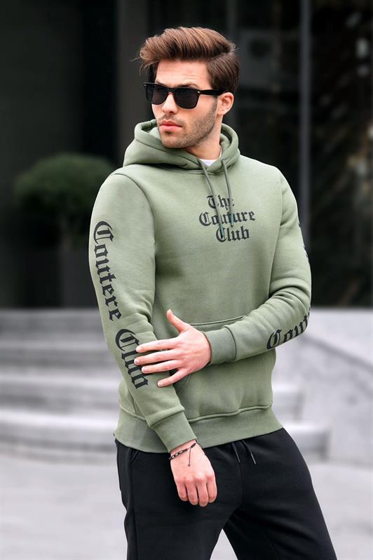 MDX Hooded Sweatshirt with Khaki Print 2877 - Rochdale