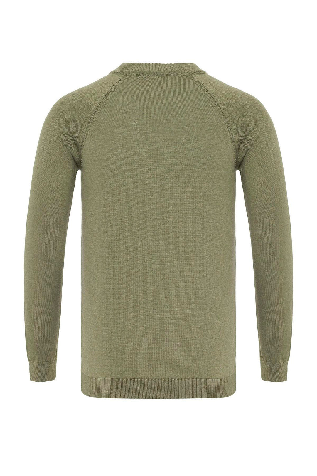 ANT Antioch Haki Bisiklet Yaka Slim Fit Triko Kazak - Ludwigshafen