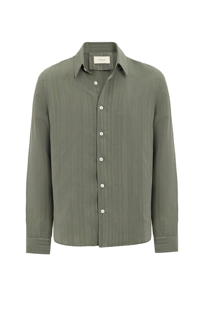 ANT Antioch Striped and Textured Men's Shirt - Farmington Hills